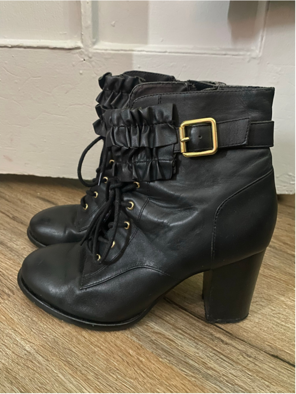 Leather Betsey Johnson boots